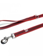 Julius K9 Lesa antiderapanta rosie cu maner Julius-K9 20 mm/ 1 m