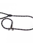 Julius K9 Lesa cordelina cu opritor dresaj K9 2020R-IDC 12 mm x 2 m neagra/ fluorescenta