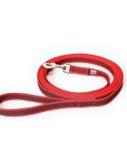 Julius K9 Lesa super-aderenta cu maner K9 216GM-R-S3 rosu 20 mm x 3 m