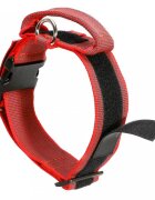 Julius K9 Zgarda K9 nylon cu maner 40 mm rosie