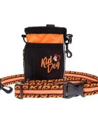 Kid Dog KidDog Gentuta Multifunctionala pentru Recompense cu Pungi Igienice 17x11 cm Portocaliu Neon/ Negru