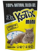 Kotix Asternut igienic pentru pisici silicat Normal 3 L/ 1.2 kg