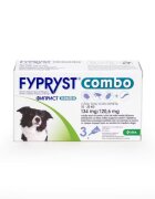 KRKA Fypryst Combo Dog M 134 mg pipete antiparazitare caini talie medie (10 - 20 kg) 3 buc