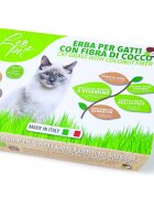 Leopet Iarba pentru Pisici cu Fibra de Cocos