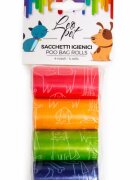 Leopet pungi Igienice Colorate set 4 role