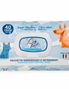 Leopet Servetele Umede cu Apa Micelara si Clorhexidina pentru Animale de Companie 40 buc