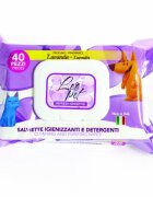 Leopet Servetele Umede cu Lavanda pentru Animale de Companie 40 buc