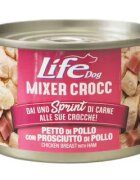 Life Natural Hrana Umeda Caini Life Dog Mixer Piept de Pui & Sunca 150 g