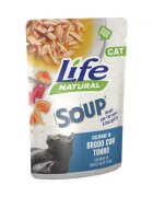 Life Natural Hrana Umeda Pisici Adult Supa Ton si Somon 60 g