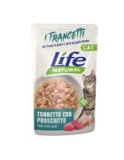 Life Natural Hrana Umeda Pisici Adult Ton si Sunca Bucati 55 g