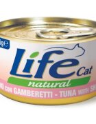 Life Natural Hrana Umeda Pisici Life Cat Ton & Creveti 85 g