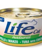 Life Natural Hrana Umeda Pisici Life Cat Ton Pui & Vita 85 g