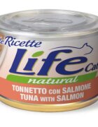 Life Natural Hrana Umeda Pisici Life Cat Ton Somon & Morcov 150 g