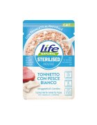 Life Natural Hrana Umeda Pisici Sterilizat Mousse Ton si Peste Alb 70 g