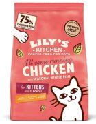 Lilys Kitchen Lily's Kitchen Cat Chicken & White Fish Dry Kitten Food 800 g