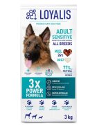 Loyalis Hrana uscata premium Adult Sensitive Miel 3 kg