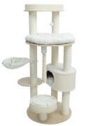 Meraki Home Ansamblu de joaca pisici Ivory Loft Tower 69 x 69 x 161 cm