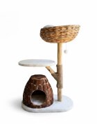 Meraki Home Ansamblu de joaca pisici Treebark Nest 60 x 40 x 88 cm