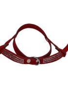 Milan Ham Velur pentru Caini Strasuri 3 Randuri 30 cm