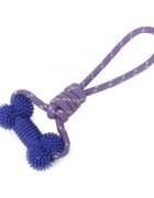 Mon Petit Ami Jucarie din sfoara si cauciuc termoplastic 13x33 cm Violet