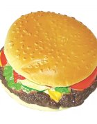 Mon Petit Ami Jucarie hamburger din vinil 9 cm diametru