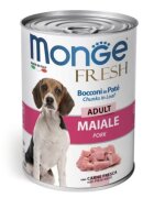 Monge Hrana umeda caini Fresh Chunks Adult Porc 400 g