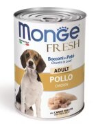 Monge Hrana umeda caini Fresh Chunks Adult Pui 400 g