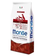 Monge Hrana uscata caini Natural Superpremium All Breeds Adult Miel Orez & Cartofi 12 kg