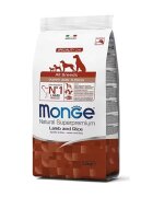 Monge Hrana uscata caini Natural Superpremium All Breeds Puppy Miel & Orez 12 kg