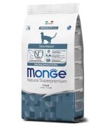 Monge Hrana uscata pisici Natural Monoprotein Sterilised Pastrav 1.5 kg