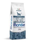 Monge Hrana uscata pisici Natural Monoprotein Sterilised Pastrav 10 kg