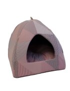MPS Culcus Textil Caini/ Pisici Iglu Vega L Pink 43x43x38 cm