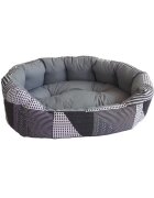 MPS Culcus Textil Caini/ Pisici Orione S Grey/ Black 48x38x17 cm