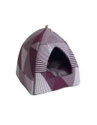 MPS Culcus Textil Caini Si Pisici Iglu Vega L Purple 43x43x38 cm