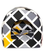 MPS CULCUS TEXTIL PENTRU CAINI SI PISICI TUNEL BLACK-WHITE-YELLOW 42x38x38/60005912.BWY