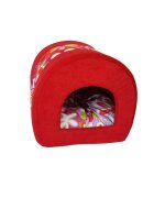 MPS CULCUS TEXTIL PENTRU CAINI SI PISICI TUNEL RED 42X38X38/60005901