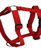 N MOL Ham Caini 3x Ajustabil Nylon Rosu Click 25 mm x 65-100 cm