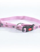 N MOL Zgarda Nylon Caini Mol Model Pink Click 20 mm x 35-55 cm