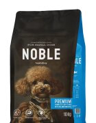 NashiDay Hrana Premium Uscata Caini Noble Talie Mica Somon si Orez 10 kg