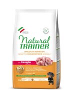 Natural Trainer Hrana Uscata Caini Dog Mini Adult Sensitive No Gluten Iepure 2 kg