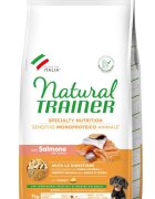 Natural Trainer Hrana Uscata Caini Sensitive No Gluten Mini & Toy Adult Somon 7 kg