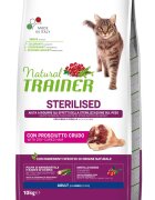 Natural Trainer Hrana Uscata Pisici Sterilizate Prosciutto Crudo 10 kg