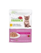 Natural Trainer Kitten & Young cu Bucati de Pui in Sos 85 g