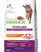 Natural Trainer Pisica Adulta Sterilizata cu Curcan 10 kg