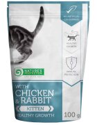 Natures Protection Nature's Protection Kitten Chicken & Rabbit 100 g