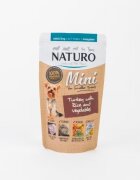Naturo Pouch Dog Adult Mini cu Carne de Curcan si Orez 150 g