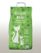 Nisipur Asternut igienic natural nisip pentru pisici Mar bentonita 5 kg