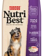 Nutribest Hrana Uscata Caini Premium Adult Dog 7+ Pui si Orez 3 kg