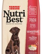 Nutribest Hrana Uscata Caini Premium Adult Dog Sensitive Somon si Orez 15 kg