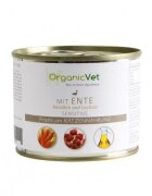 Organicvet Feline Sensitive rata morcovi si ulei de somon 200 g